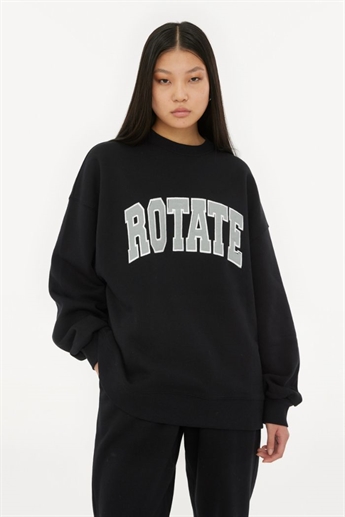 Rotate, Heavy sweat crewneck, Black